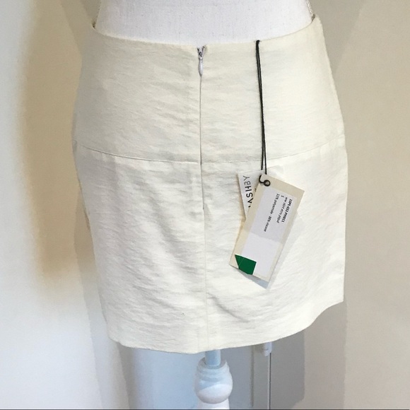 NWT cream-white miniskirt by Anne Valerie Hash - Picture 2 of 5